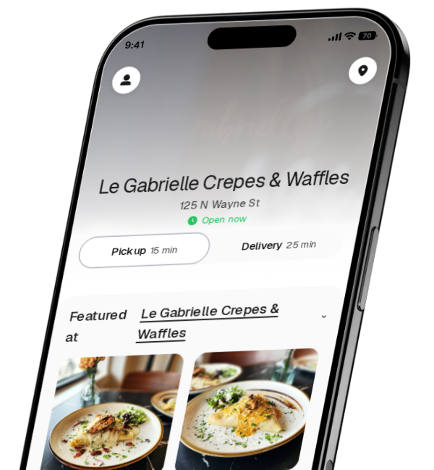 Le Gabrielle Crepes & Waffles app preview